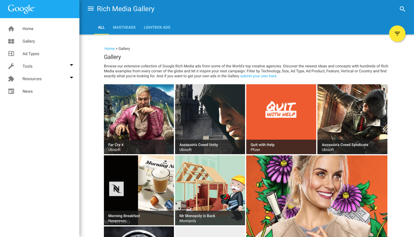 RichMediaGallery screenshot